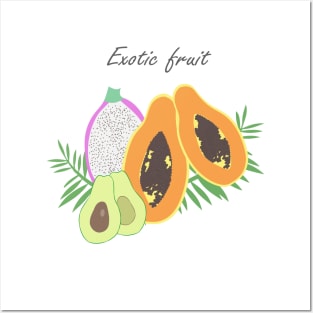 Exotic Fruit. Posters and Art